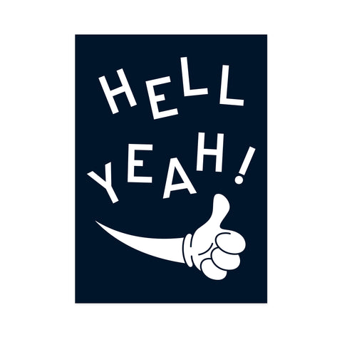 Poster "Hell Yeah"